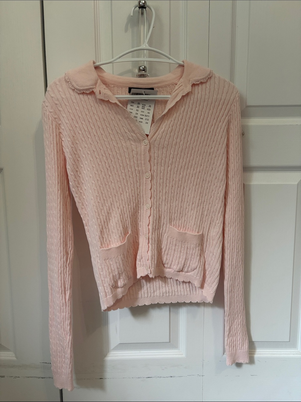 BNWT baby Pink Sweater Cardigan